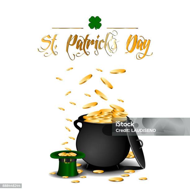 Saint Patricks Day Stock Illustration - Download Image Now - Celebration, Celtic Style, Clip Art