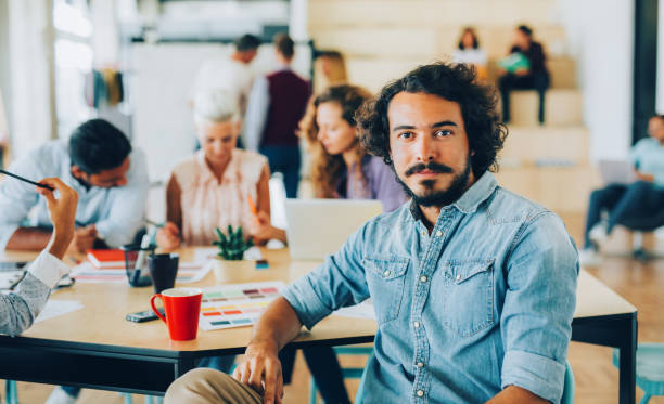 istock Man at a business meeting 888451630