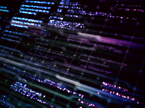Program Code Public Domain Images Abstract Program Code Stock Photo - Download Image Now - Analyzing ...