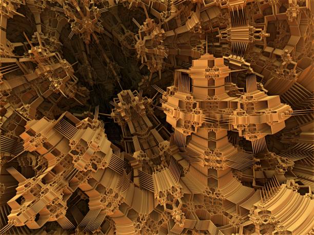 istock futuristic digital 3d art fractal illustration 888494894