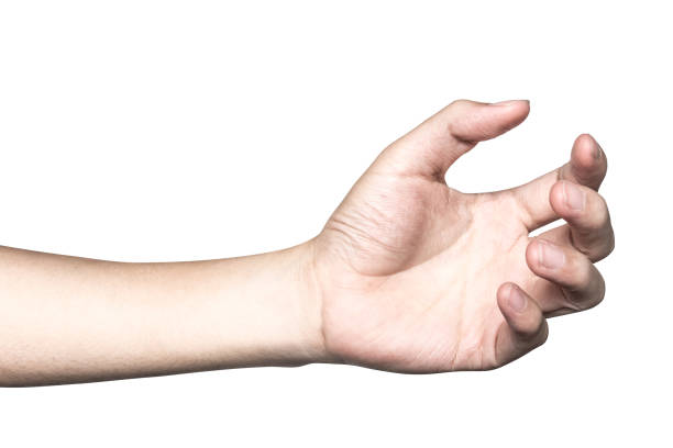 istock hand holding something like a bottle or can 888495368