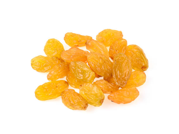 istock Sweet raisins on white background 888497648