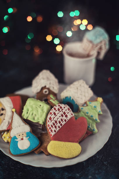 istock Christmas cookies and cup of tea 888500508