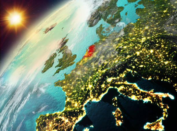 istock Netherlands on planet Earth in sunset 888503330