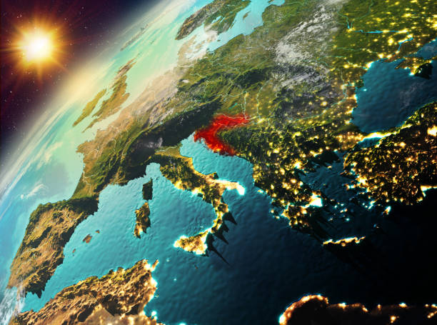 istock Croatia on planet Earth in sunset 888503354