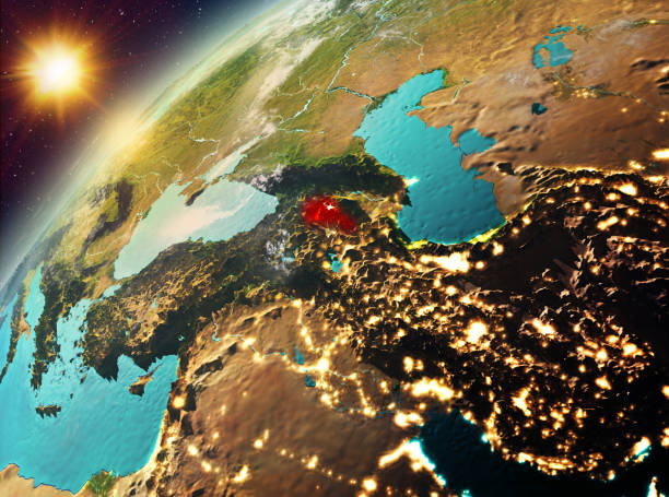 istock Armenia on planet Earth in sunset 888503390