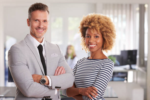 istock Sales team in the office 888503746