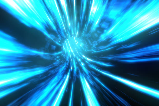 istock Wormhole though time and space. Travel though this science fiction wormhole at warp speed 3d illustration 888515098