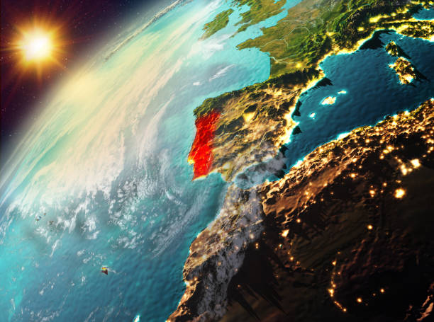 istock Portugal on planet Earth in sunset 888529166