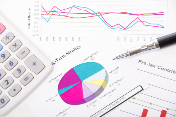 Business Financial Reports stock photo