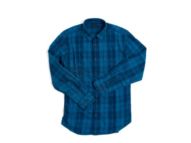 istock Men's long-sleeved shirt 888534954