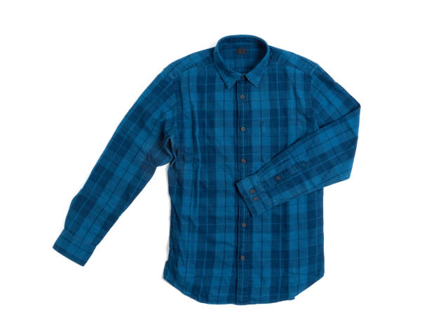istock Men's long-sleeved shirt 888534982
