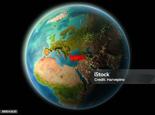 Türkei Am Abend Stockfoto und mehr Bilder von Globus - Globus, Türkei, Planet Erde