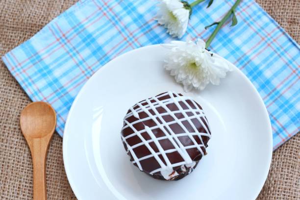 istock Chocolate cupcakes of sweet time 888546484