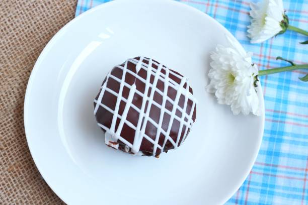 istock Chocolate cupcakes of sweet time 888546500