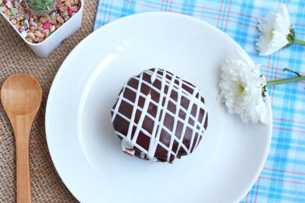 istock Chocolate cupcakes of sweet time 888546538