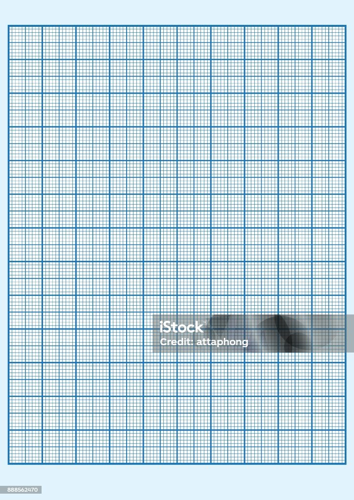 Paper File Graphc Engineering Graph Paper Printable Graph Paper Vector Illustration Stock ...