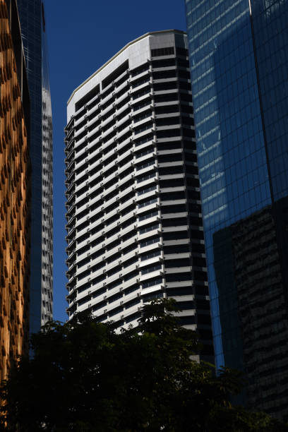 High-rise office buildings in the Eagle Street financial precinct of Brisbane