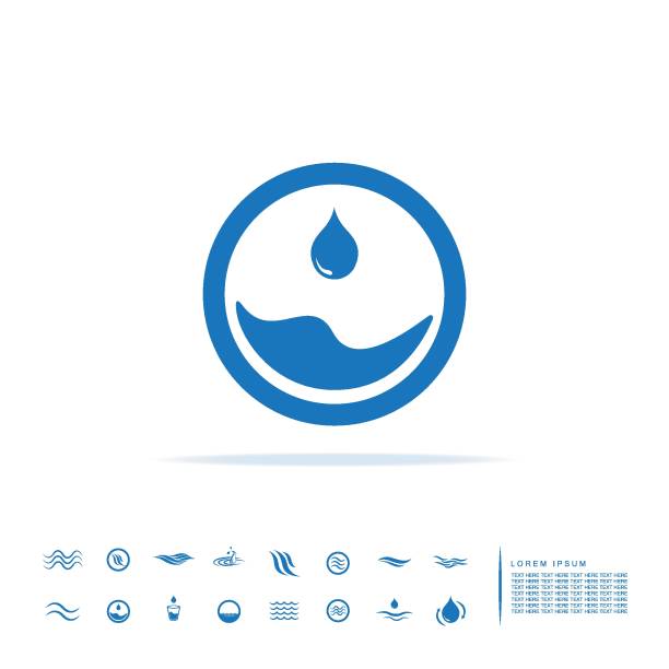 illustrazioni stock, clip art, cartoni animati e icone di tendenza di icona goccia d'acqua - oil drop currency liquid