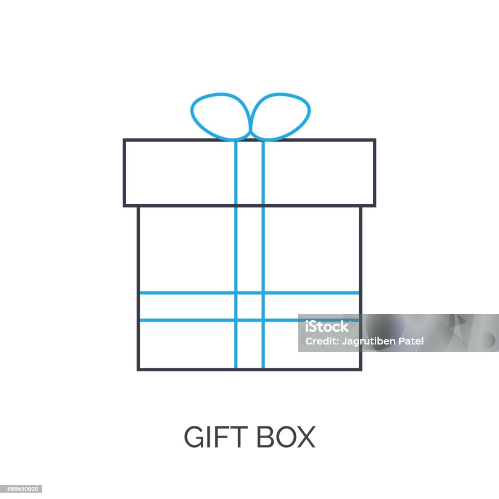 Wrapped Box Vector Gift Wrapped Box Stock Illustration - Download Image Now - Anniversary ...