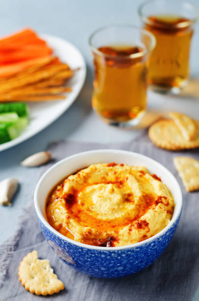istock Pumpkin chickpeas hummus with paprika 888647766