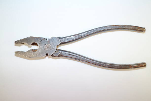 istock tool for work, metal pliers on white background 888648160