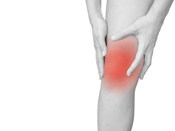 istock Woman suffering from knee pain 888652650
