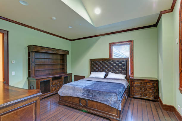 istock Wedding venue interior features a welcoming mint bedroom 888652670
