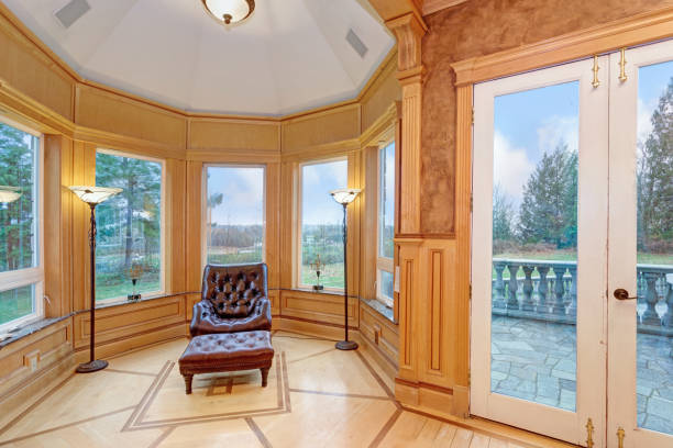 istock Sophisticated sitting space with spectacular view. 888655590