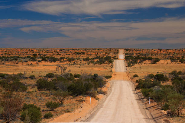istock long unmade road through the Australian outback 888666150