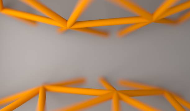istock Abstract Connections Closeup On White Background 888698890