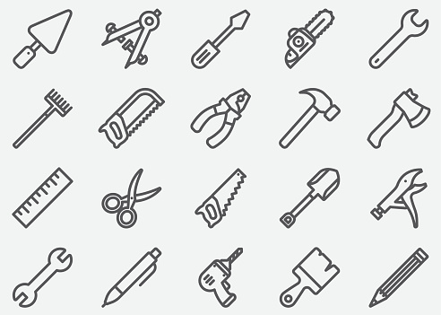 Tools Line Icons