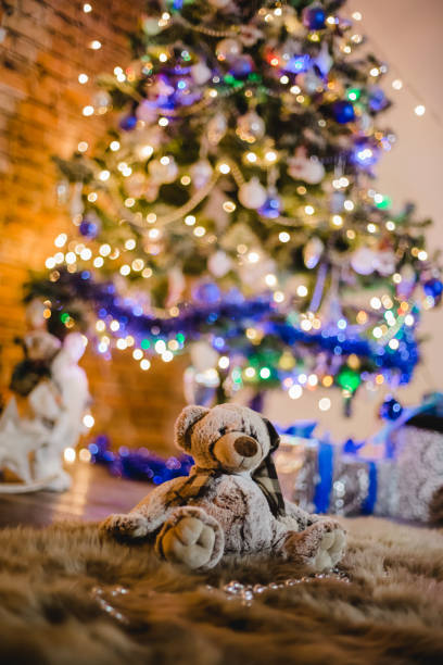 christmas background photostudio bokeh