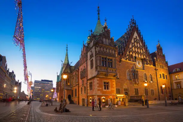 Photo of Market Square with old City Hall in Wroclaw