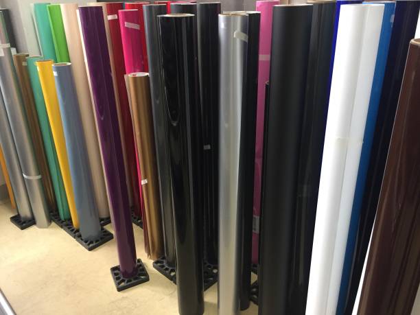 istock Rolls of coloured paper 888760438