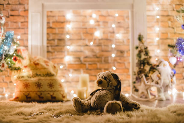 christmas background photostudio bokeh
