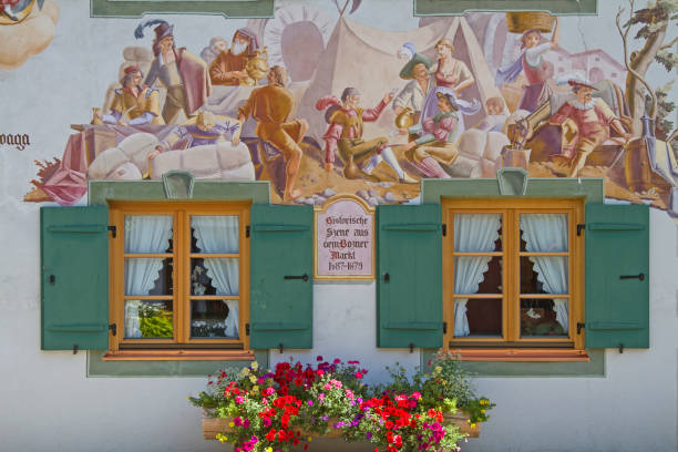 istock Detailed view of a house in Mittenwald 888768444