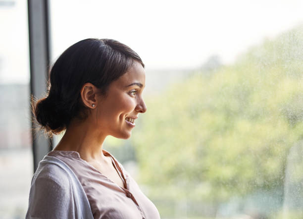 istock Thinking about how glad she is that she is a teacher 888791906