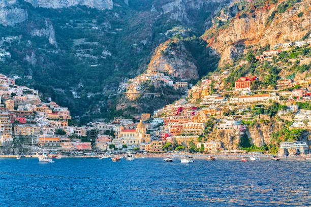 istock Positano town at Tyrrhenian sea 888796332