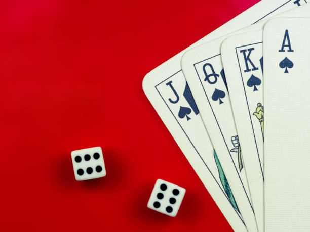 istock poker playing cards and two playing tricks on 888802090