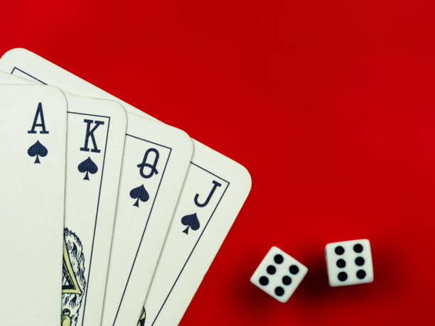 istock poker playing cards and two playing tricks on 888802298