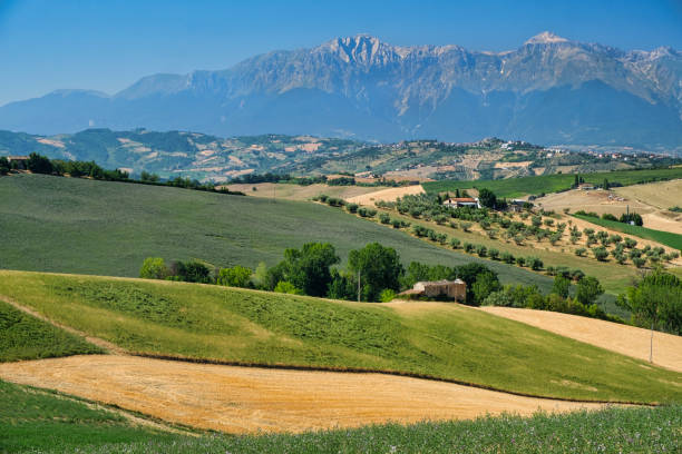 istock Landscape near Teramo (Abruzzi) at summer 888806146