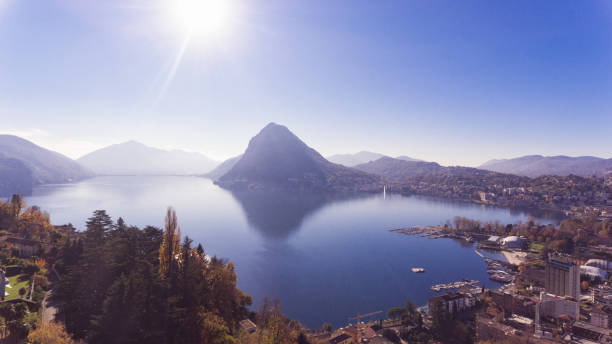 istock Panorama from terrace over Lugano 888812218