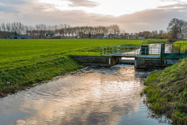 istock Water level management in a Dutch polder 888813036