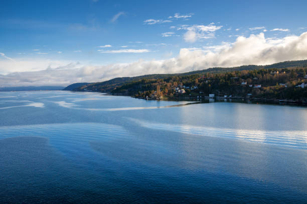 Landscape of Oslofjord in Baltic Sea at Oslo, Norway