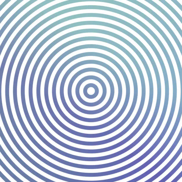 Vector illustration of Blue metallic circle background design
