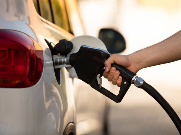 istock at gas station being filled with fuel 888839728