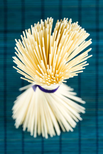 bunch of noodles stock photo
