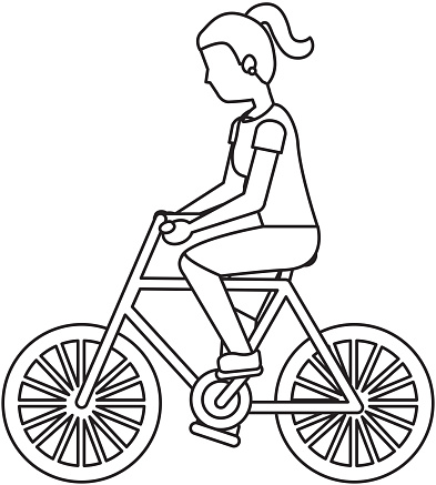 Ilustración de Imagen De Icono De Persona Montar Bicicleta y más Vectores  Libres de Derechos de Actividad al aire libre - Actividad al aire libre,  Adulto, Aire libre - iStock