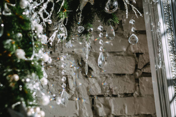 istock Shiny crysral Christmas decoration 888861092